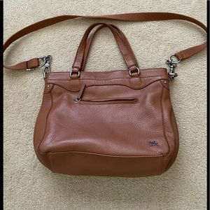 The Sak Brown Leather Crossbody Purse